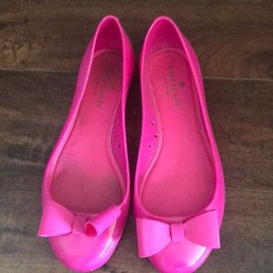 Kate Spade size 8 bubblegum pink ballet flats